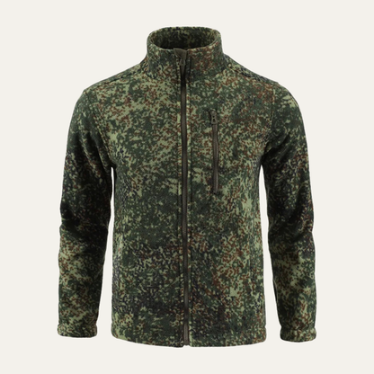 Men's Thermal Camo Fleece Zip Jacket