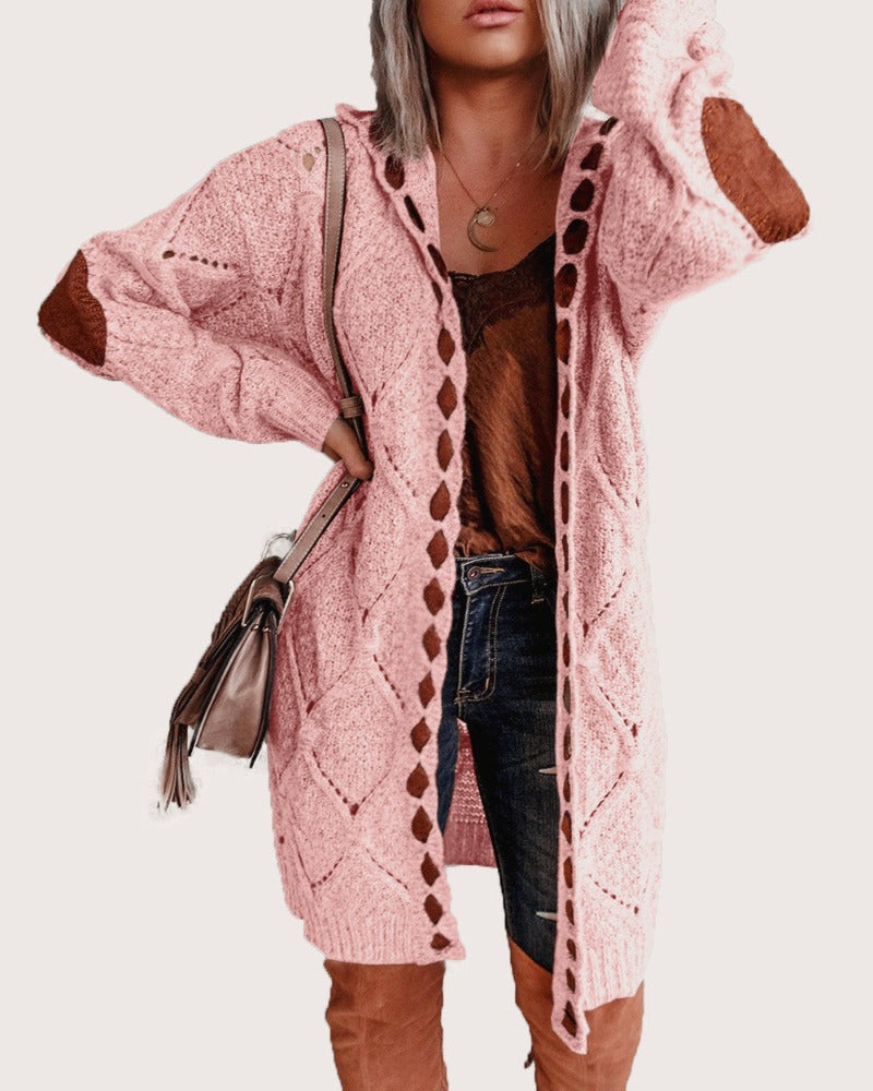 Cozy Ladies' Cashmere Open Front Cardigan