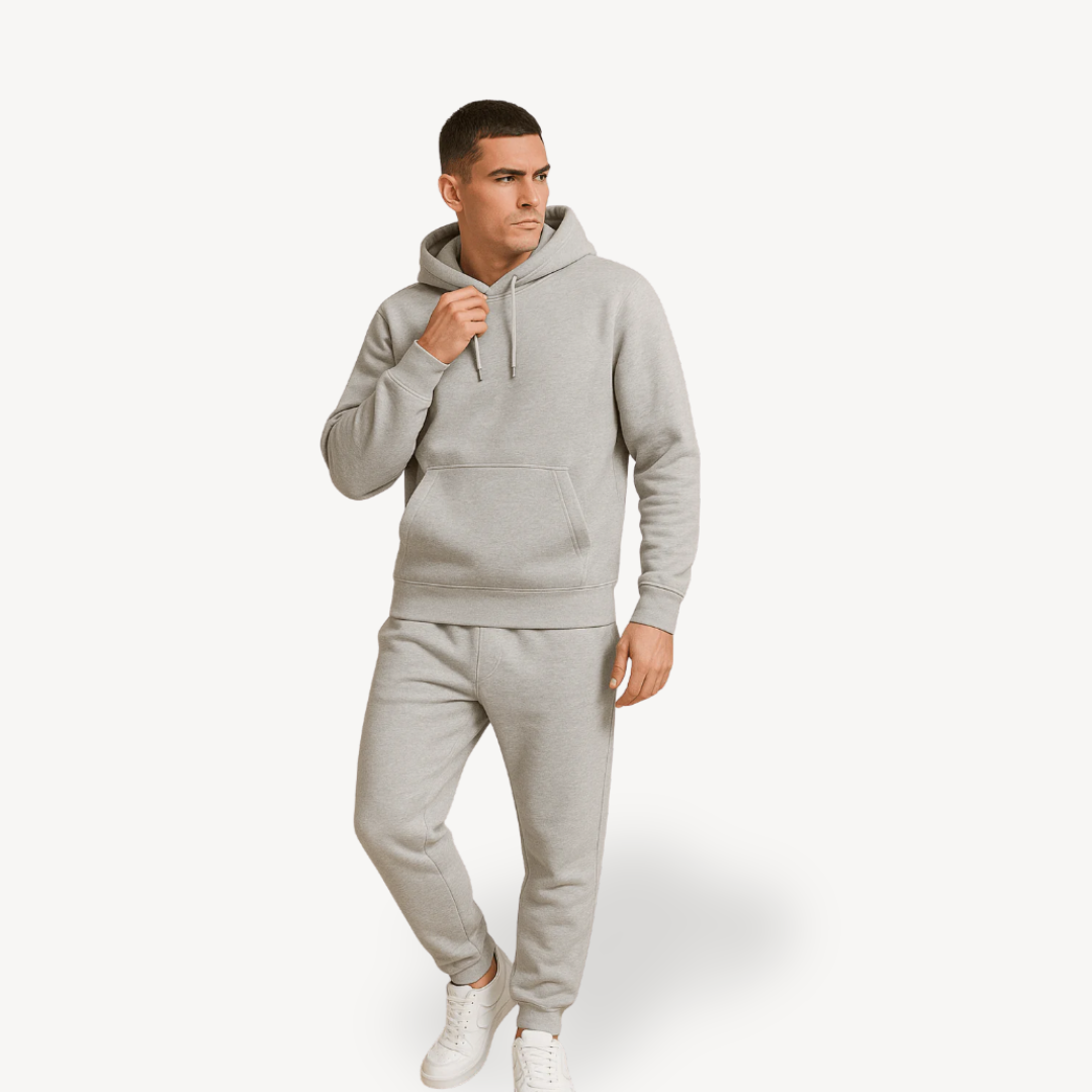 Comfy Cotton Sweatpants Hoodie Set