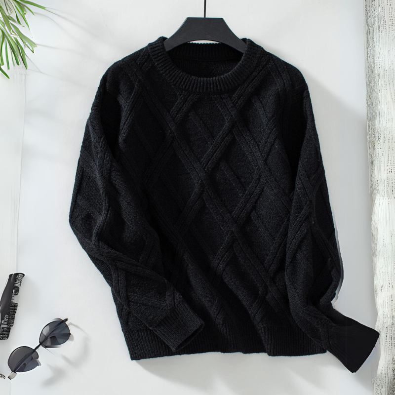 Women's Diamond Knit Sweater