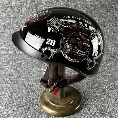 Slim Street Bike Half Face Helmet Easy Release - OutfitLondon