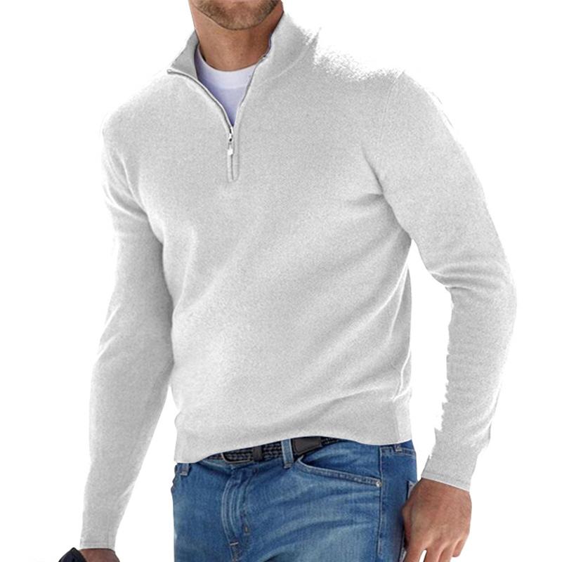 Cozy Zip Up Knitted Sweater