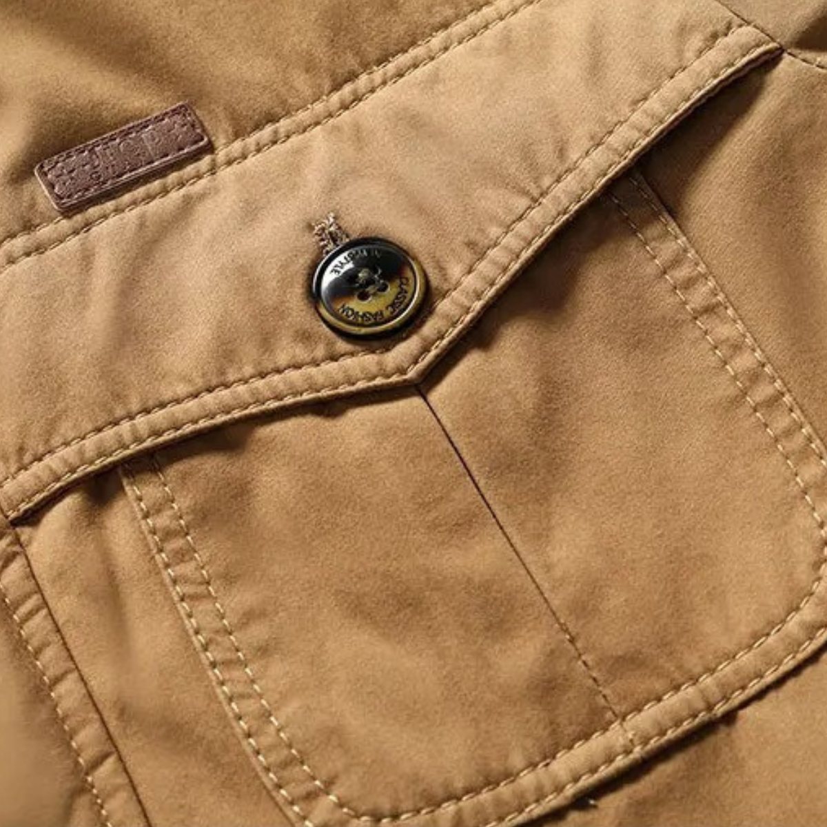 Warm Men's Fleece Lined Parka Winter Jacket