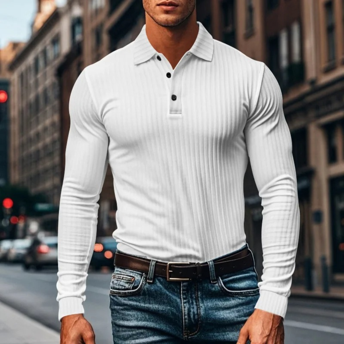 Relaxed Fit Men's Classic Polo Shirt