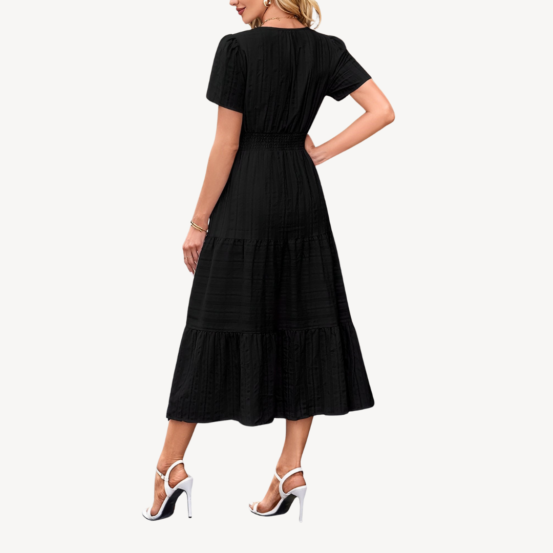 Layered Mid Length Women's Dress
