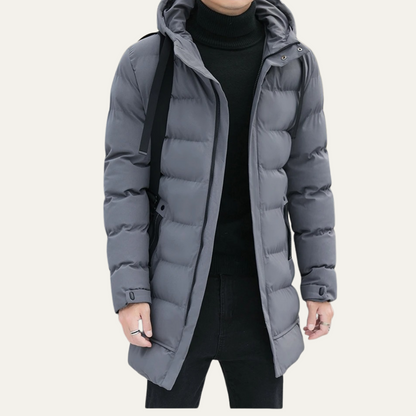 Warm Men's Full Zip Puffer Jacket