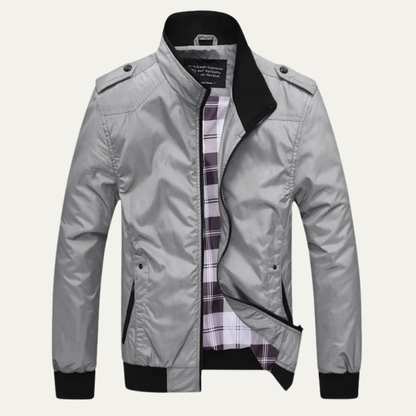 Slim Fit Men's Water Repellent Bomber Jacket