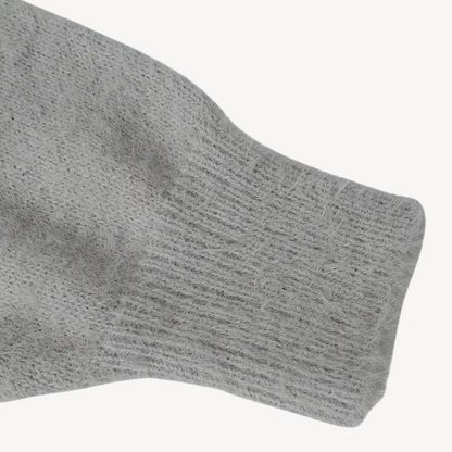 Classic V Neck Knit Sweater for Ladies