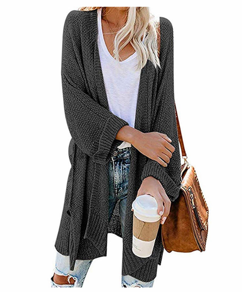 Soft Women's Pocket Open Cardigan Sweater