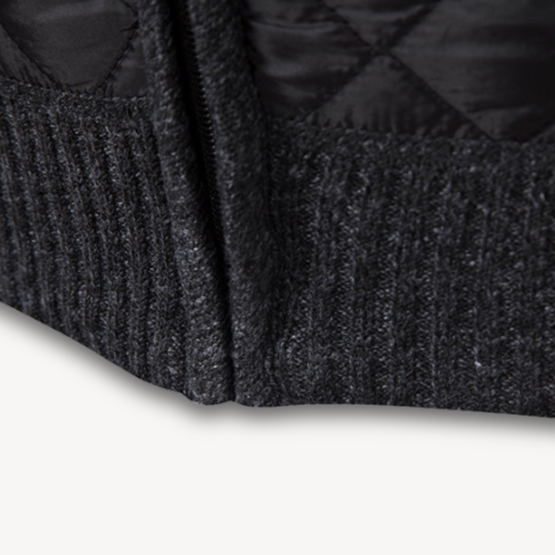 Insulated Mens Padded Coat - Warm Winter Jacket