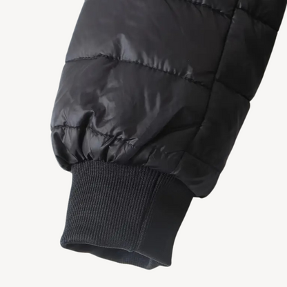 Warm Faux Fur Quilted Parka Jacket