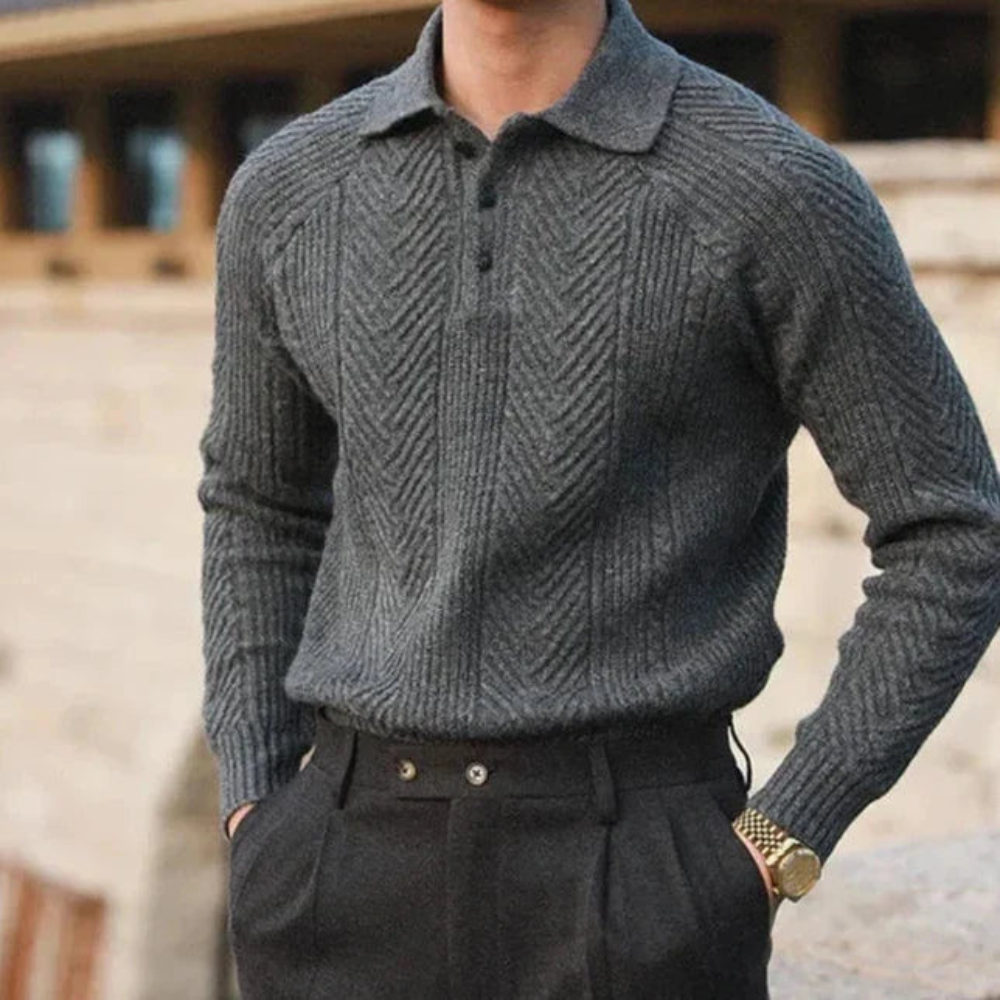 Comfortable Crew Neck Knit Sweater