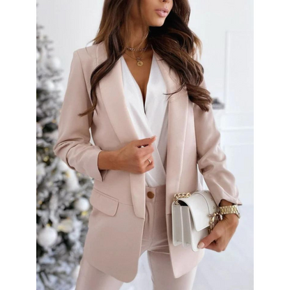 Classic Tailored Ladies Jacket with Pockets