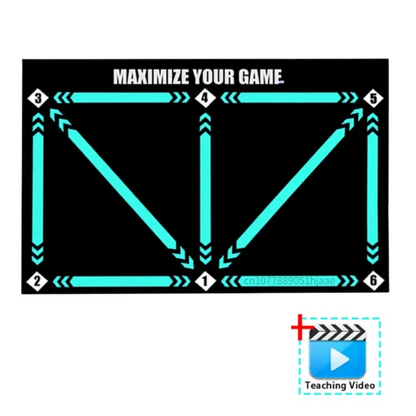 Elite Soccer Practice Mat with Coaching Videos
