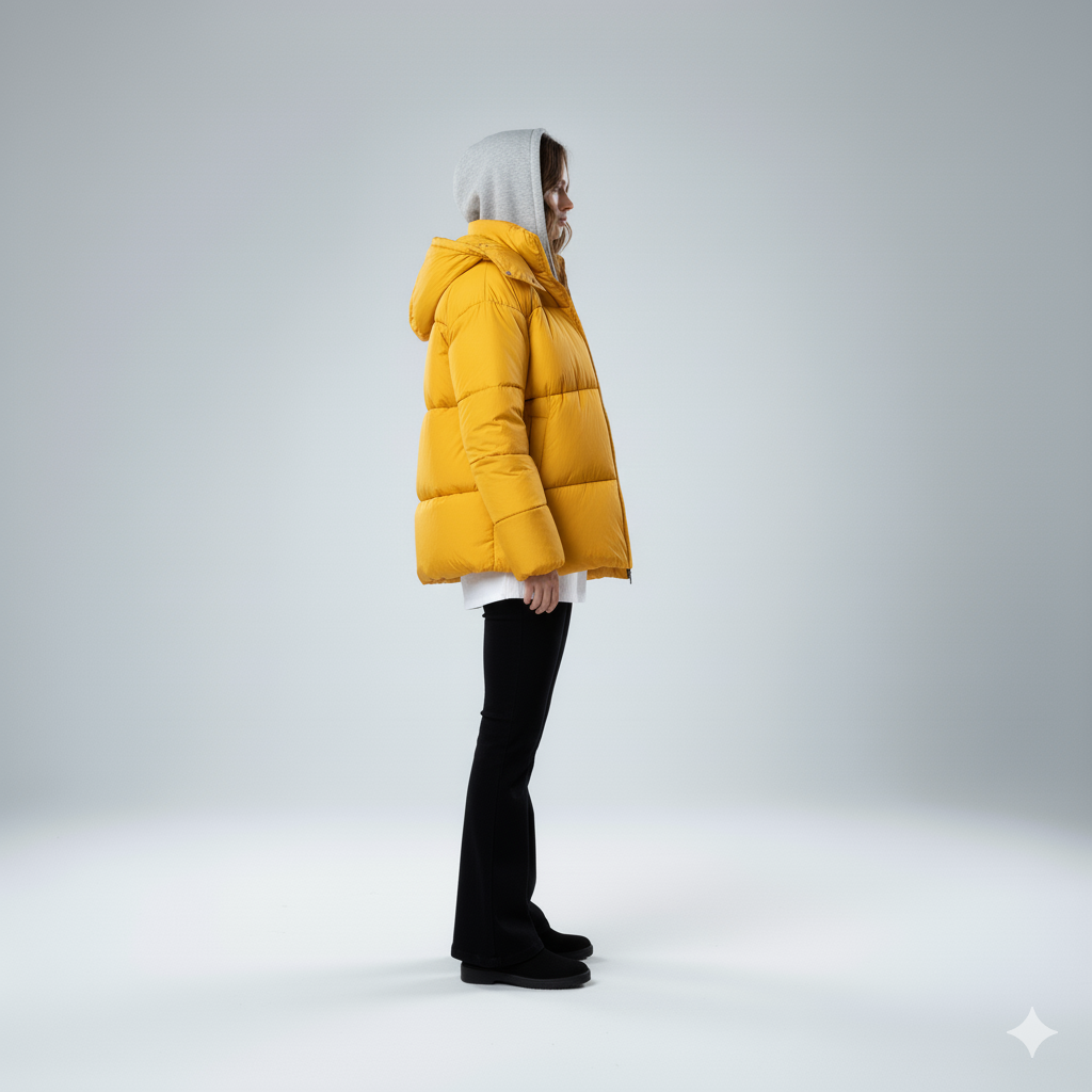 Warm Padded Parka Coat for Women