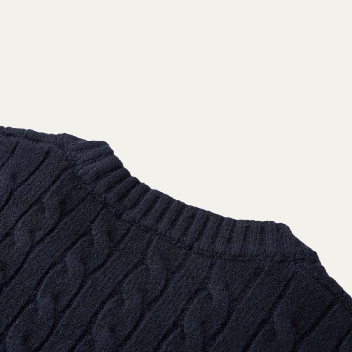 Classic Men's Knit Crew Neck Jumper Sweater