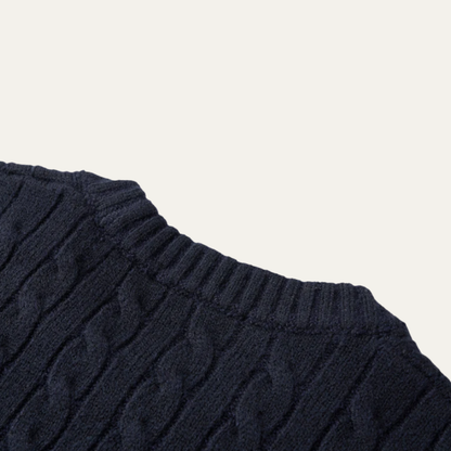 Classic Men's Knit Crew Neck Jumper Sweater