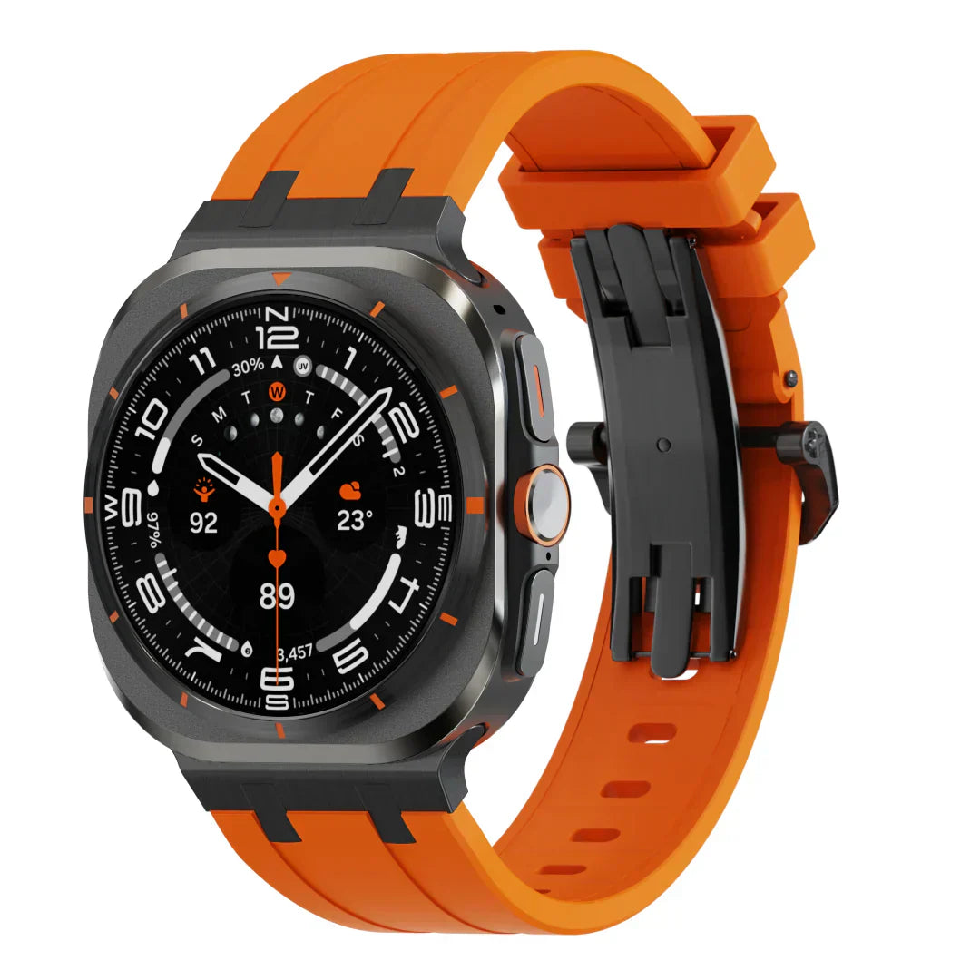Colorful Butterfly Clasp Soft Strap For Samsung Watch