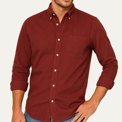 Men's Classic Relaxed Fit Dress Shirt