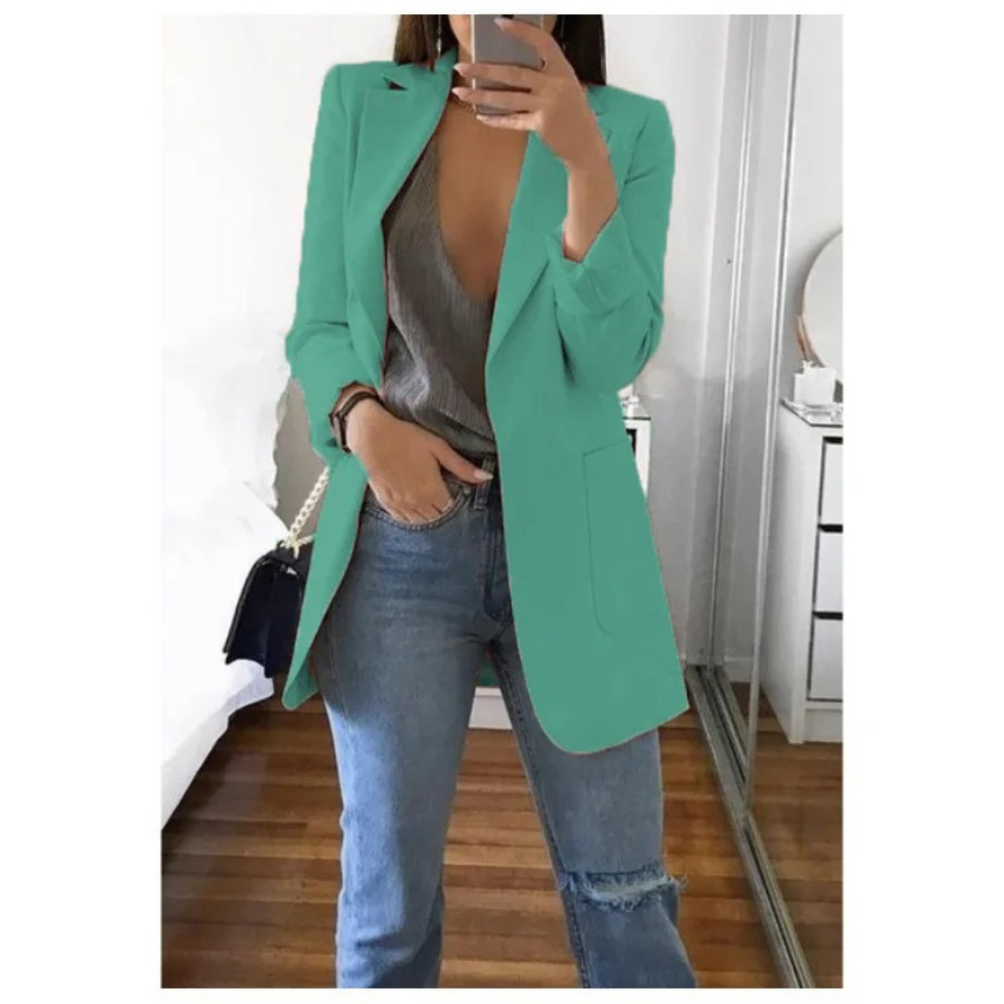 Classic Tan Women's Trench Blazer