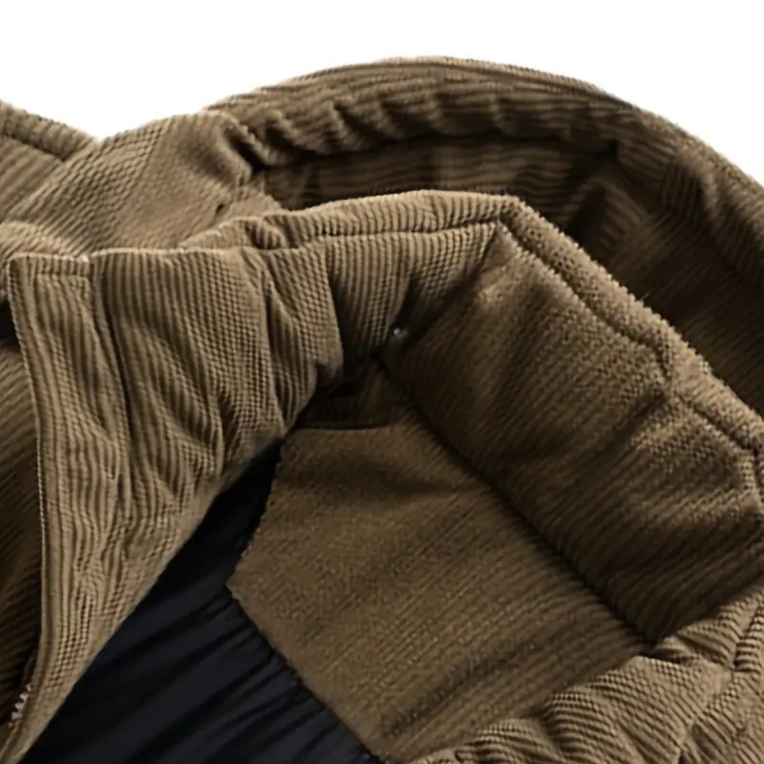 Warm Quilted Jacket with Fleece Lined Hood