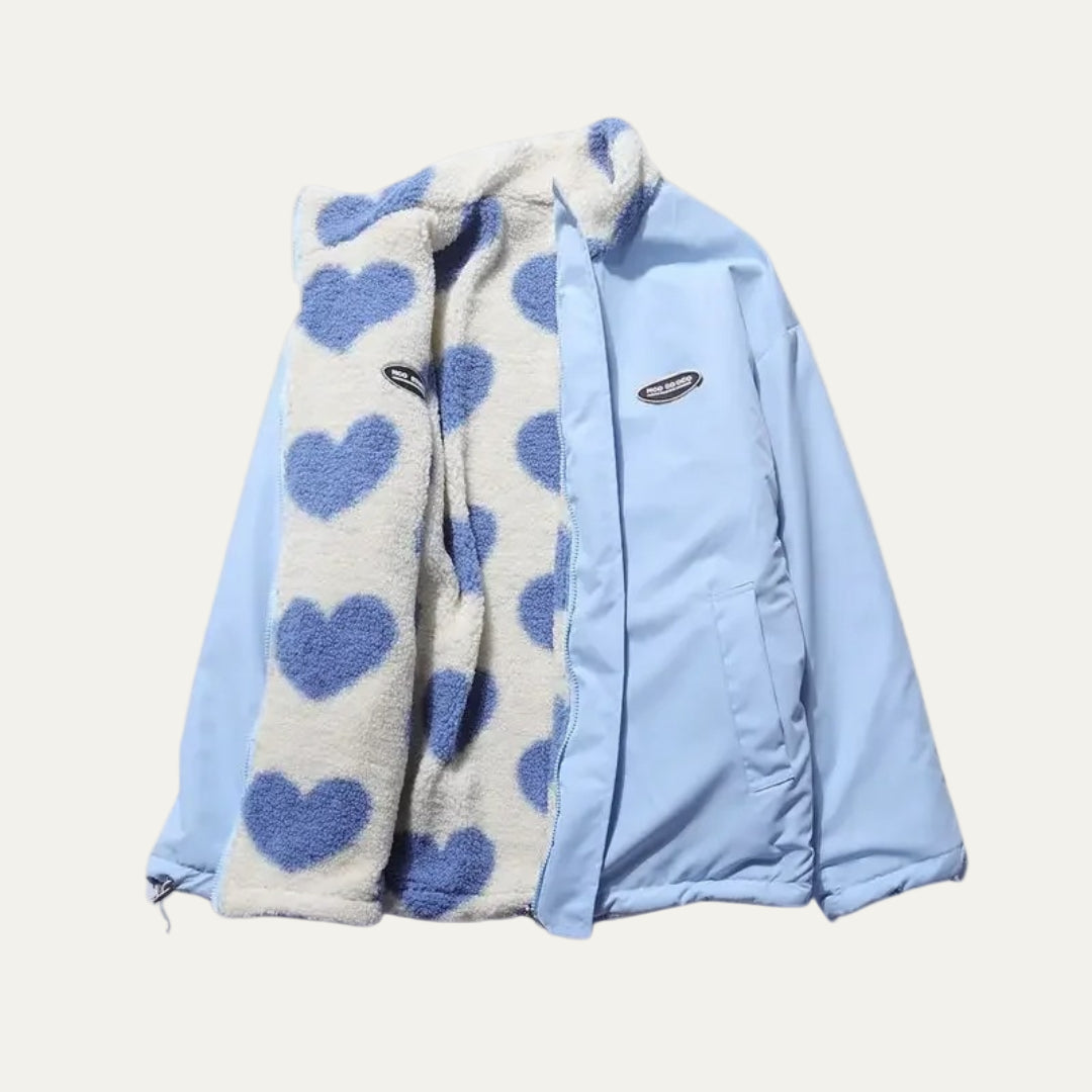 Cozy Double Sided Fleece Lined Women's Jacket - OutfitLondon
