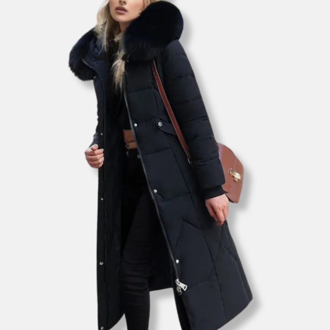 Warm Quilted Puffer Parka Coat