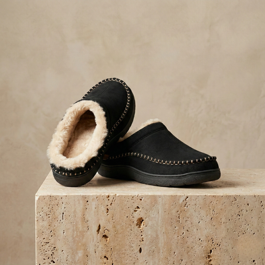 Comfortable Fuzzy Slide Slippers - OutfitLondon