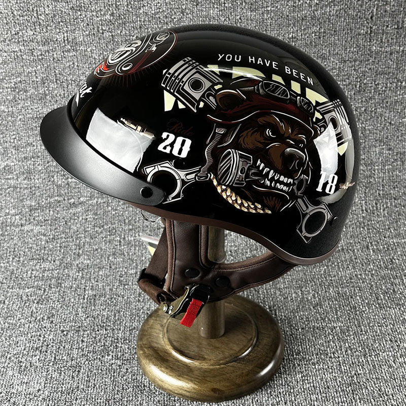 Slim Street Bike Half Face Helmet Easy Release