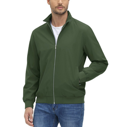 Comfortable Men's Slim Fit Bomber Jacket