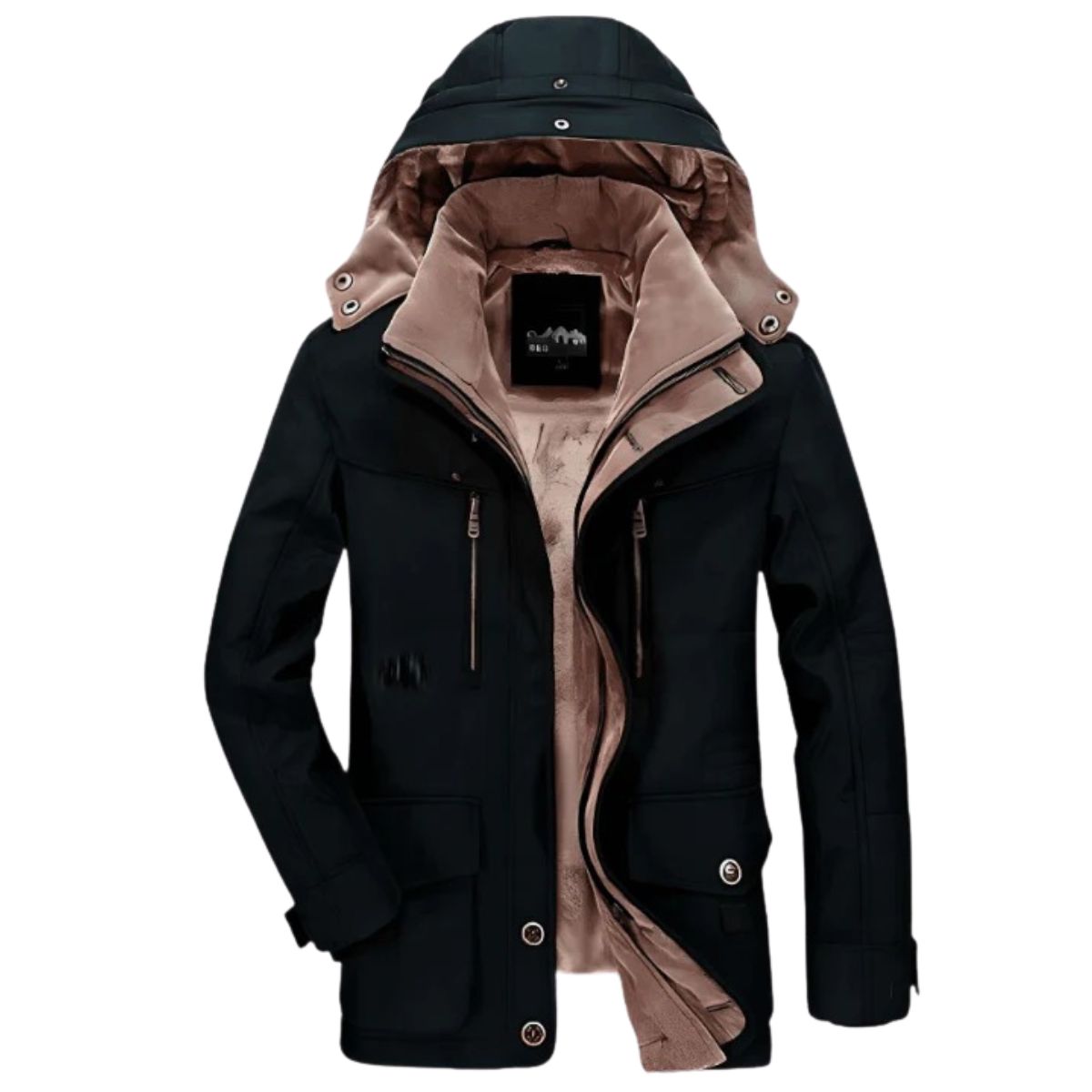 Warm Insulated Parka with Large Pockets