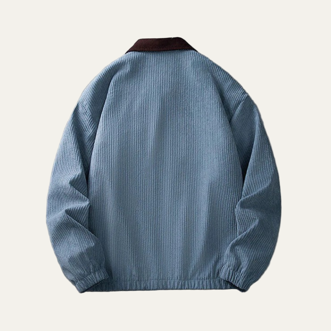 Men's Large Heavy Duty Zip Up Work Jacket