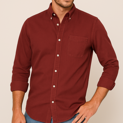 Comfortable Men's Casual Button Down Shirt