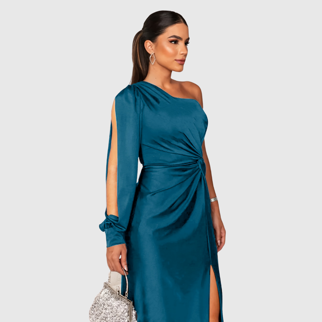 Elegant Single Shoulder Formal Dress