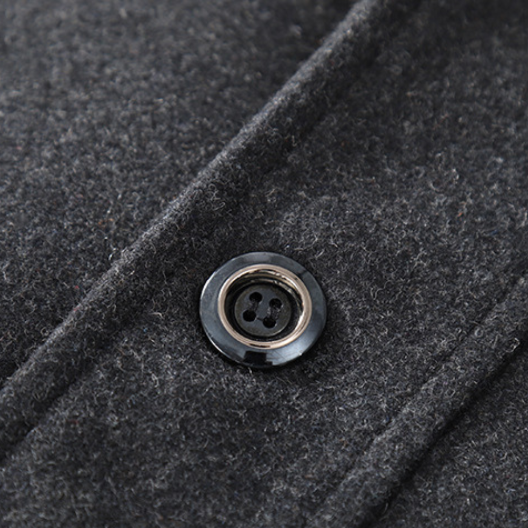 Warm Navy Classic Winter Coat