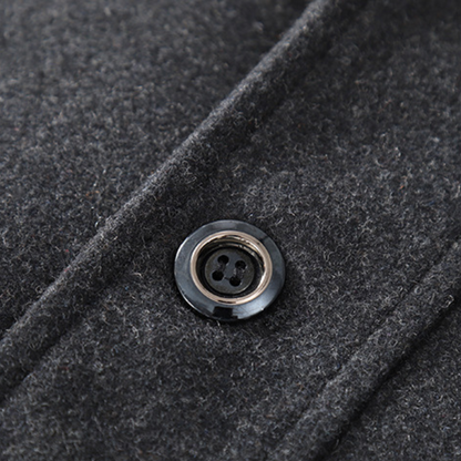 Warm Navy Classic Winter Coat