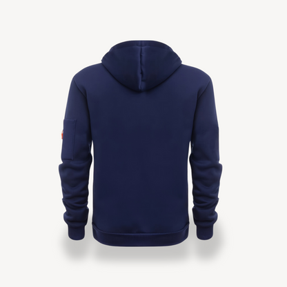 Comfortable Casual Zip Up Hooded Sweatshirt