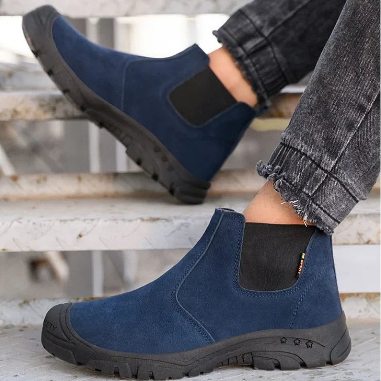 Tough Steel Toe Men's Work Boots - Strong and Lightweight