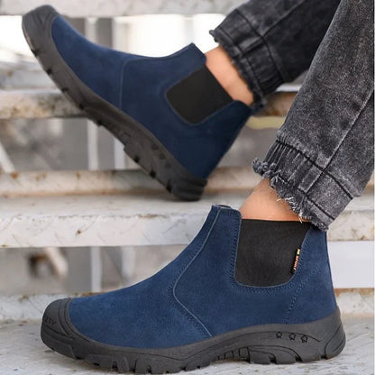 Tough Steel Toe Men's Work Boots - Strong and Lightweight