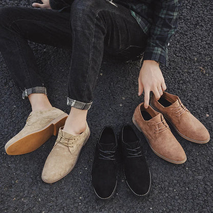 Suede Oxford Shoes for Men