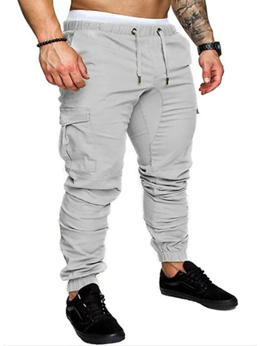 Men's Cargo Pants Trousers Multiple Pockets