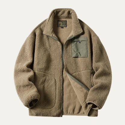 Thick Warm Men's Fleece Zipper Winter Jacket