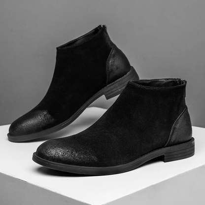 Classic Men's Suede Ankle Chelsea Boots