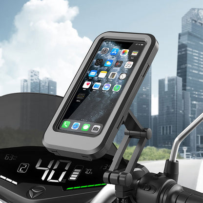 Waterproof Mobile Phone Holder for Bicycles and Motorcycles
