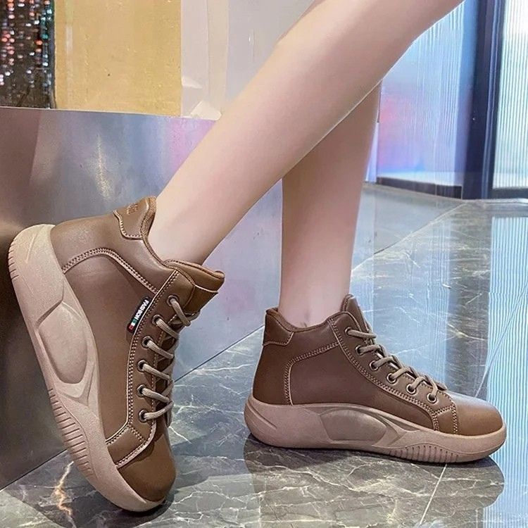 Women's Chunky High Top Ankle Boots