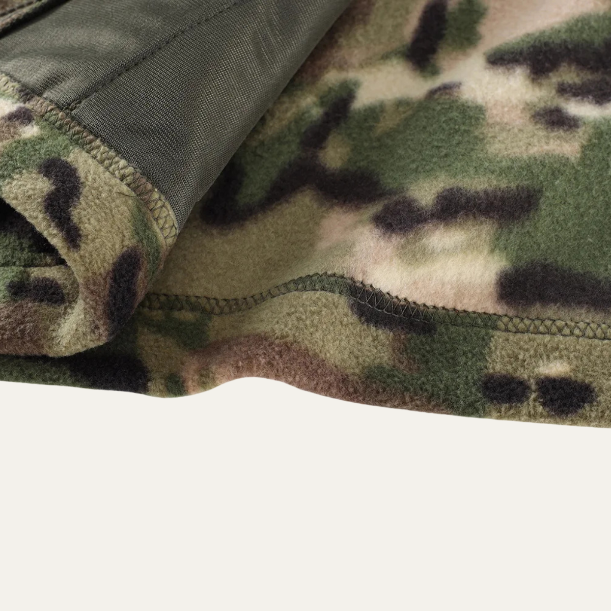 Men's Thermal Camo Fleece Zip Jacket