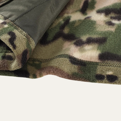 Men's Thermal Camo Fleece Zip Jacket