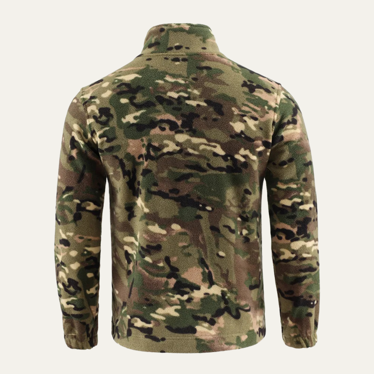 Men's Thermal Camo Fleece Zip Jacket