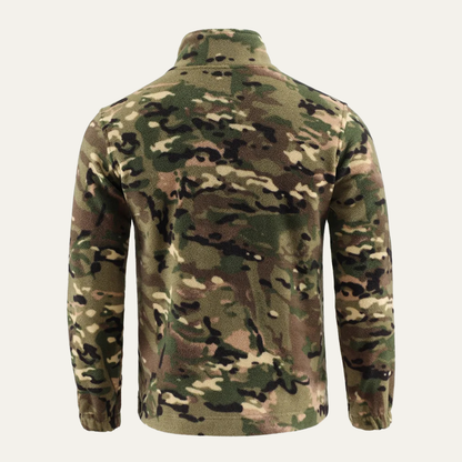 Men's Thermal Camo Fleece Zip Jacket