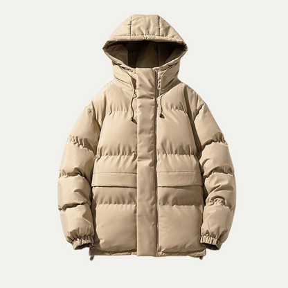 Insulated Men's Hooded Puffer Coat